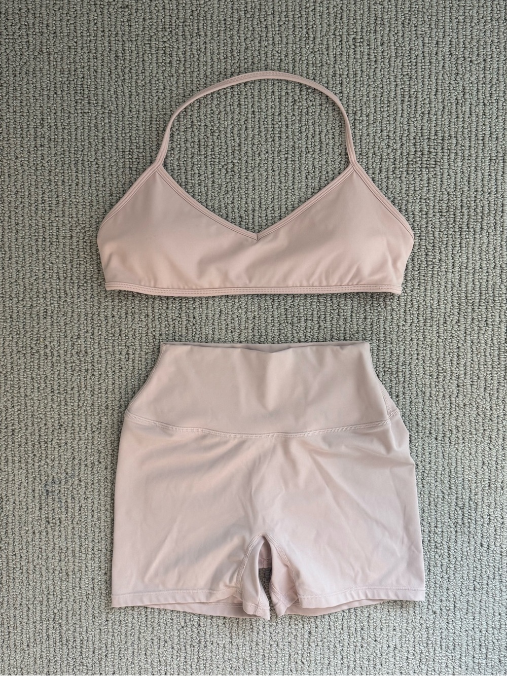 CSB Blush Freedom halter bra and shorts set